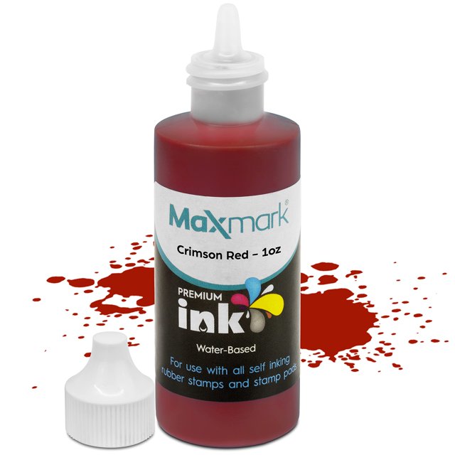 MaxMark Premium Refill Ink for self Inking Stamps and Stamp Pads