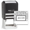 thumbnail image 1 of MaxMark Q43 (Large Size) Date Stamp with "RECEIVED" Self Inking Stamp - Black Ink, 1 of 5