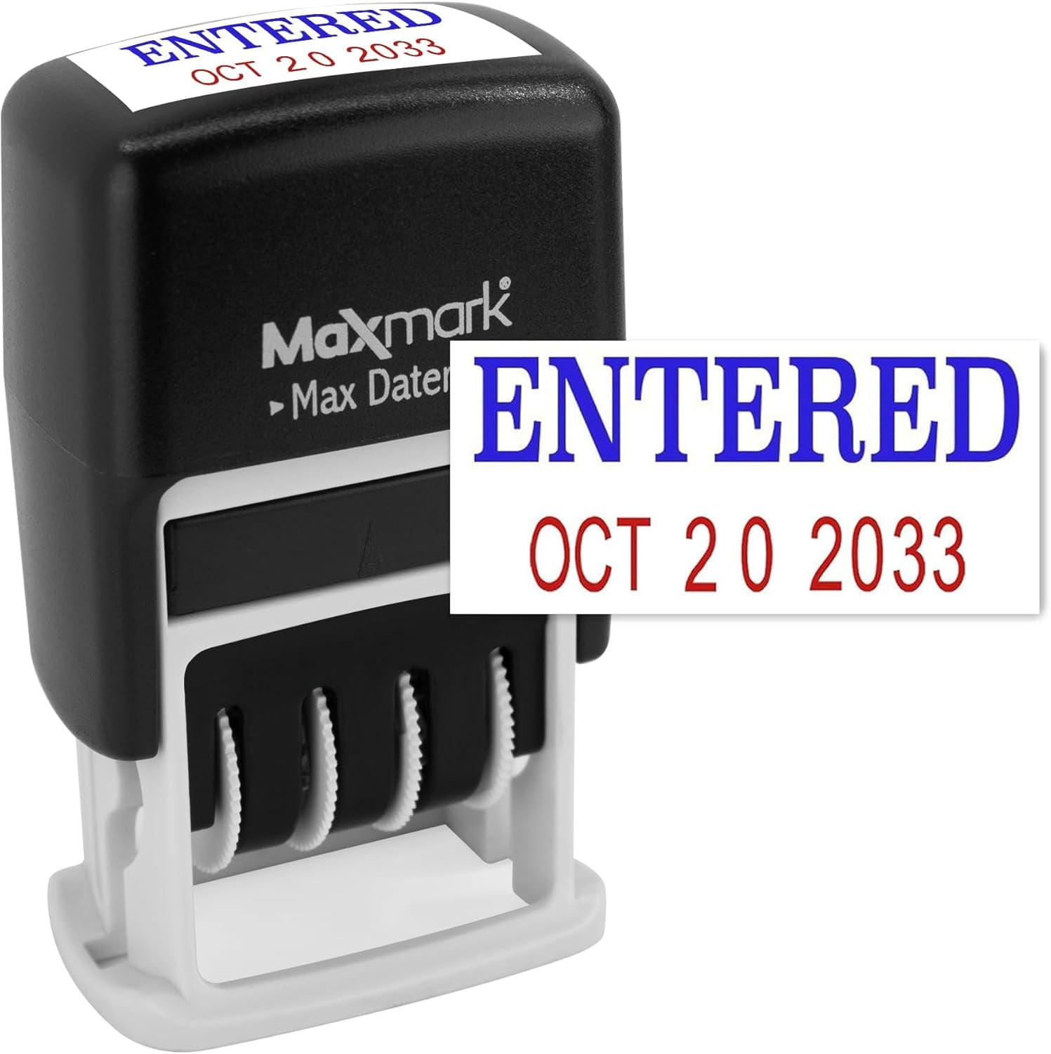 75-013A Xstamper Self Ink Stamp Blue ENTERED #1205 - Stationery And - View #2