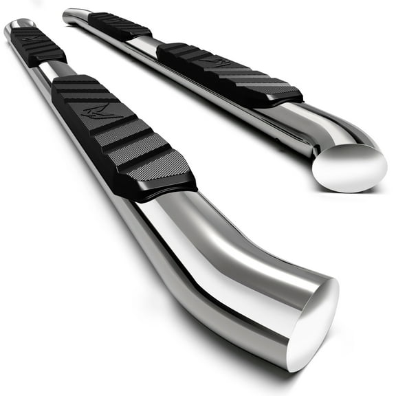 MaxMate 3.5" Oval Nerf Bar Side Steps Compatible with 2009-2018 Dodge Ram 1500; 2019-2024 Classic | Quad Cab | SS2D35117MX | Side Rails Running Boards