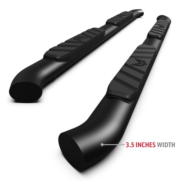 MaxMate 3.5" Oval Nerf Bar Side Steps Compatible with 2005-2023 Toyota Tacoma | Double Cab | SS2T35038MX | Side Rails Running Boards