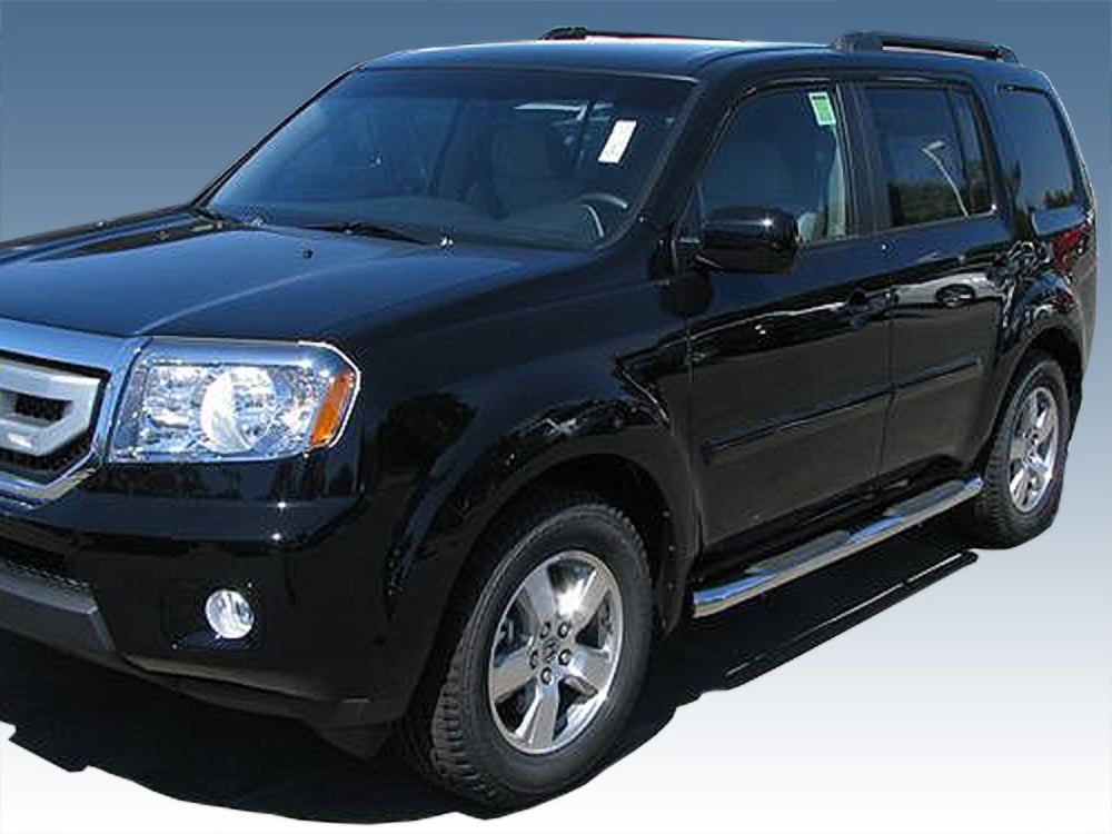 MaxMate 3" Nerf Bars Compatible with 2009-2015 Honda Pilot | WB2H31567 | Side Step Rails Running Boards
