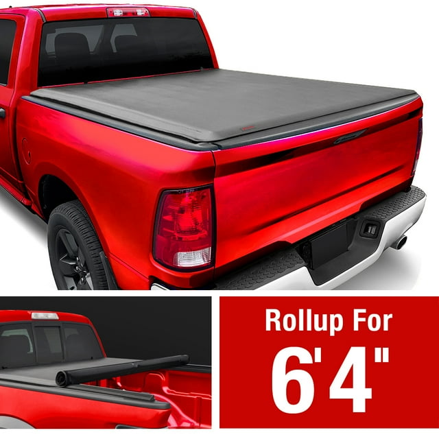 MaxMate Soft Roll-up Truck Bed Tonneau Cover Compatible with 2009-2018 ...