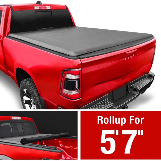 MaxMate Soft Rollup Truck Bed Tonneau Cover Compatible with 20192024