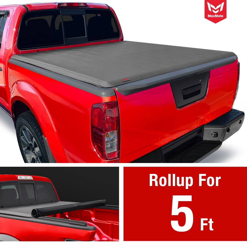 MaxMate Soft Rollup Truck Bed Cover with Lock Access for 20222024 Nissan Frontier 5'(60