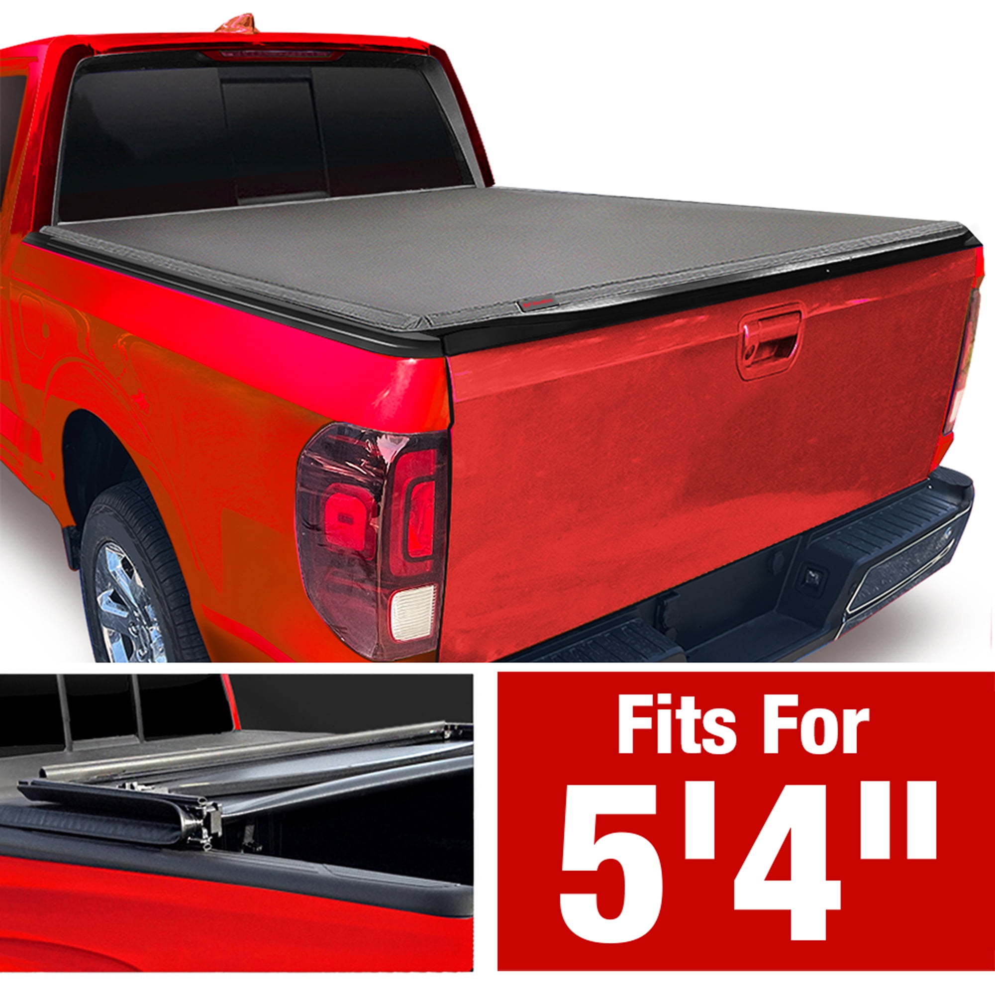 MaxMate Soft Trifold Truck Bed Tonneau Cover Compatible with 20172024