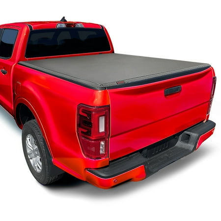 MaxMate Soft Tri-fold Truck Bed Tonneau Cover Compatible with 2019-2023 Ford Ranger | 6' (73") Bed | TCF371067