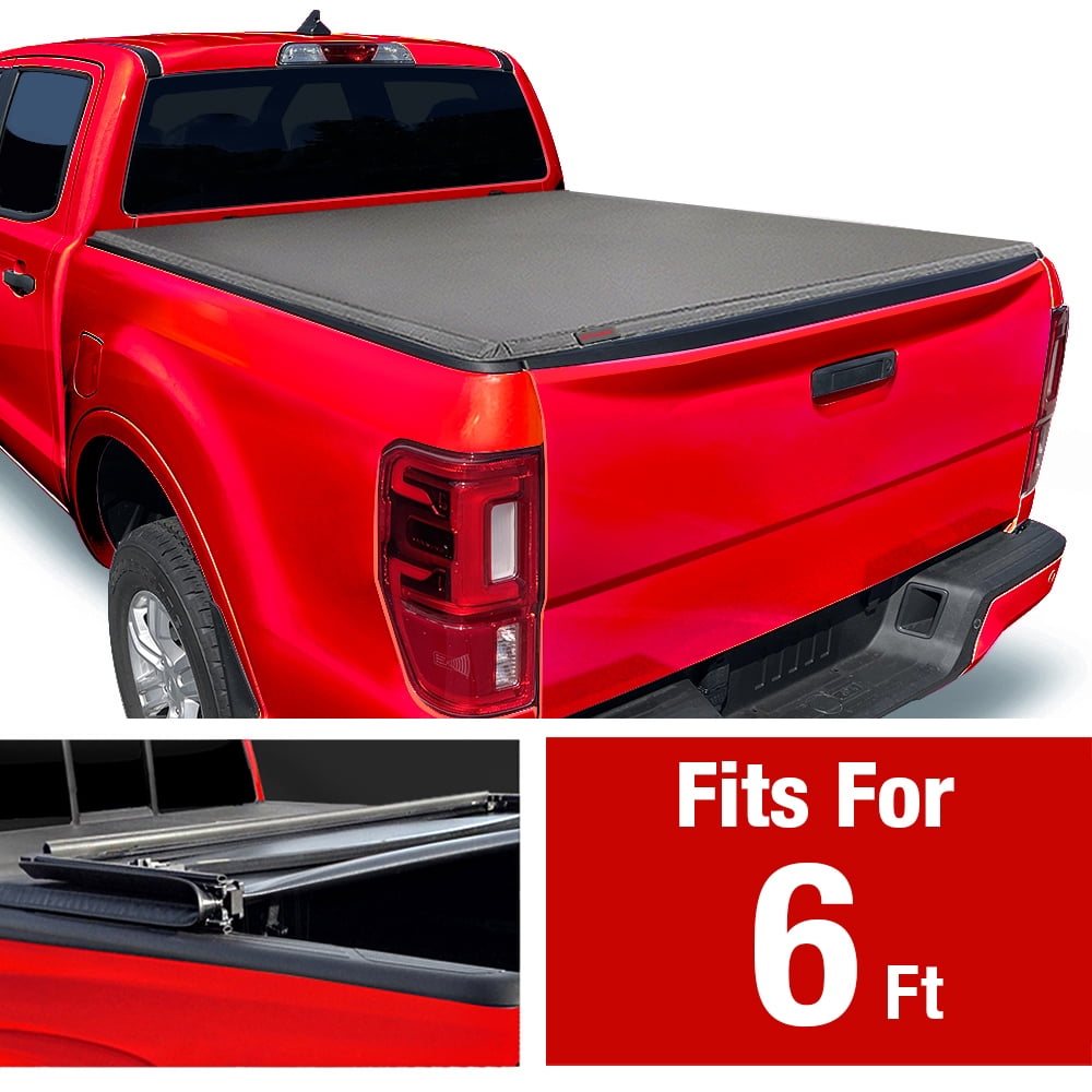 MaxMate Soft Trifold Truck Bed Tonneau Cover Compatible with 20192024