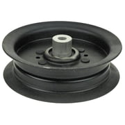 MaxPower 13175 Flat Idler Pulley 3/8" X 5-3/8" for AYP, Poulan, Husqvarna, Roper, and Sears Mower Decks Replaces OEM # 196106, 197379, 532196106