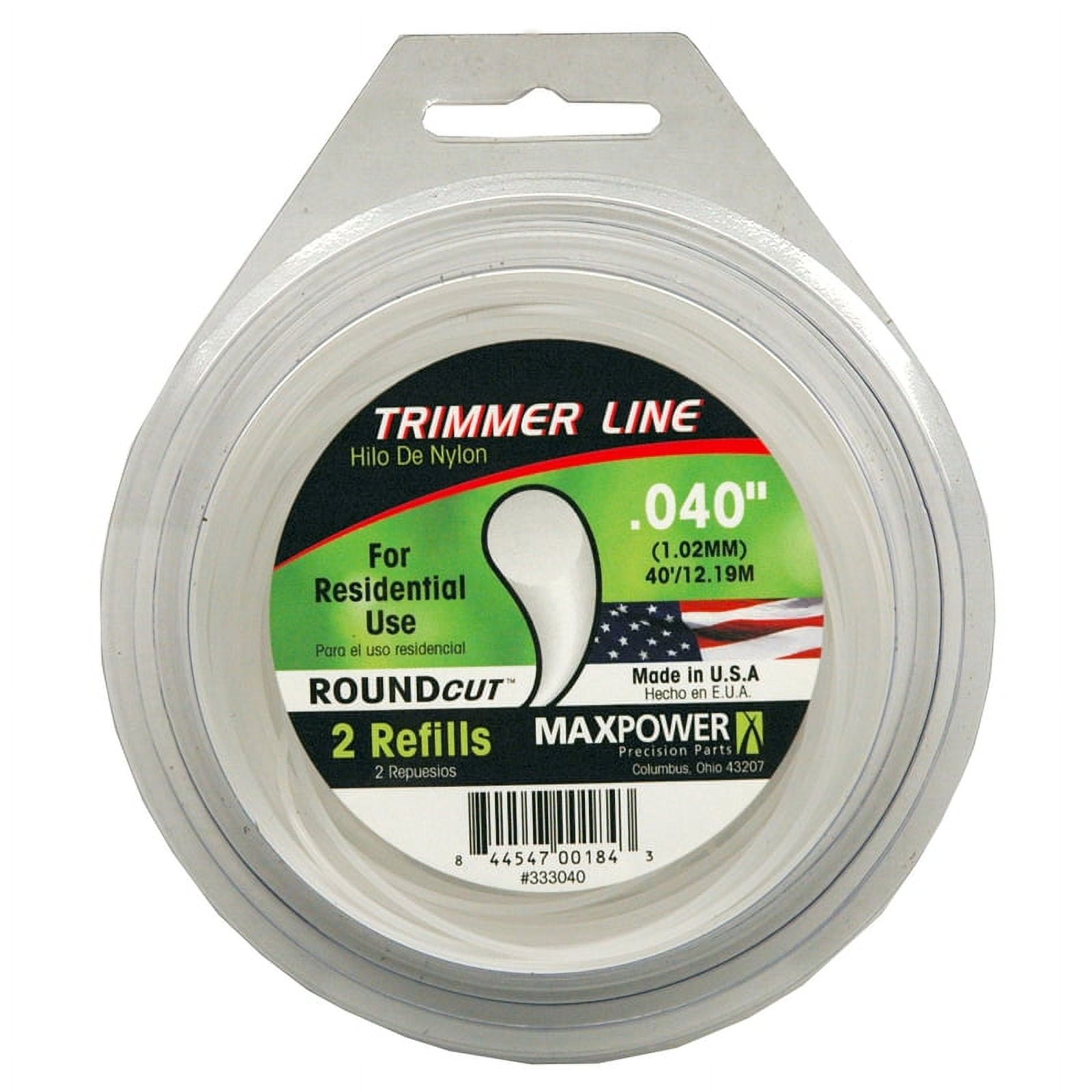 MaxPower 333040 0.040-in Diameter 40-Ft L Round Trimmer Line - Walmart.com