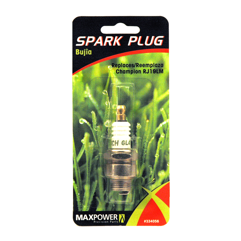 MaxPower 334056 Spark Plug for Rider Mowers Replaces Champion RJ19LM