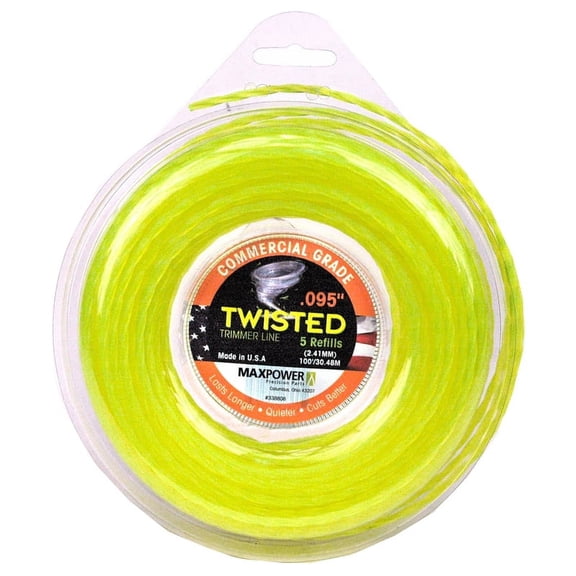 MaxPower 338808 0.095-in Diameter 100-ft L Twisted Trimmer Line