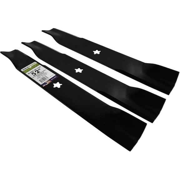 MaxPower 561741B 3 Blade Set for Many 52 in. , Husqvarna, Poulan Mowers Replaces OEM #'s 870801, 574870801, 575240701