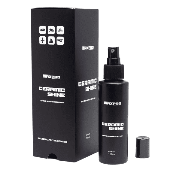 MaxPro Ceramic Shine: A revolutionary Nano Spray Ceramic Coating engineered for high-performance protection, ensuring durability for up to 6 months with effortless application and maintenance.