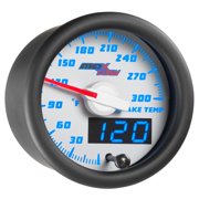 MaxTow White and Blue Intake Temperature Gauge
