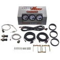 thumbnail image 1 of MaxTow White and Green Diesel Gauge Set - 60 Boost, Pyrometer & 30 Fuel Pressure Gauges, 1 of 4
