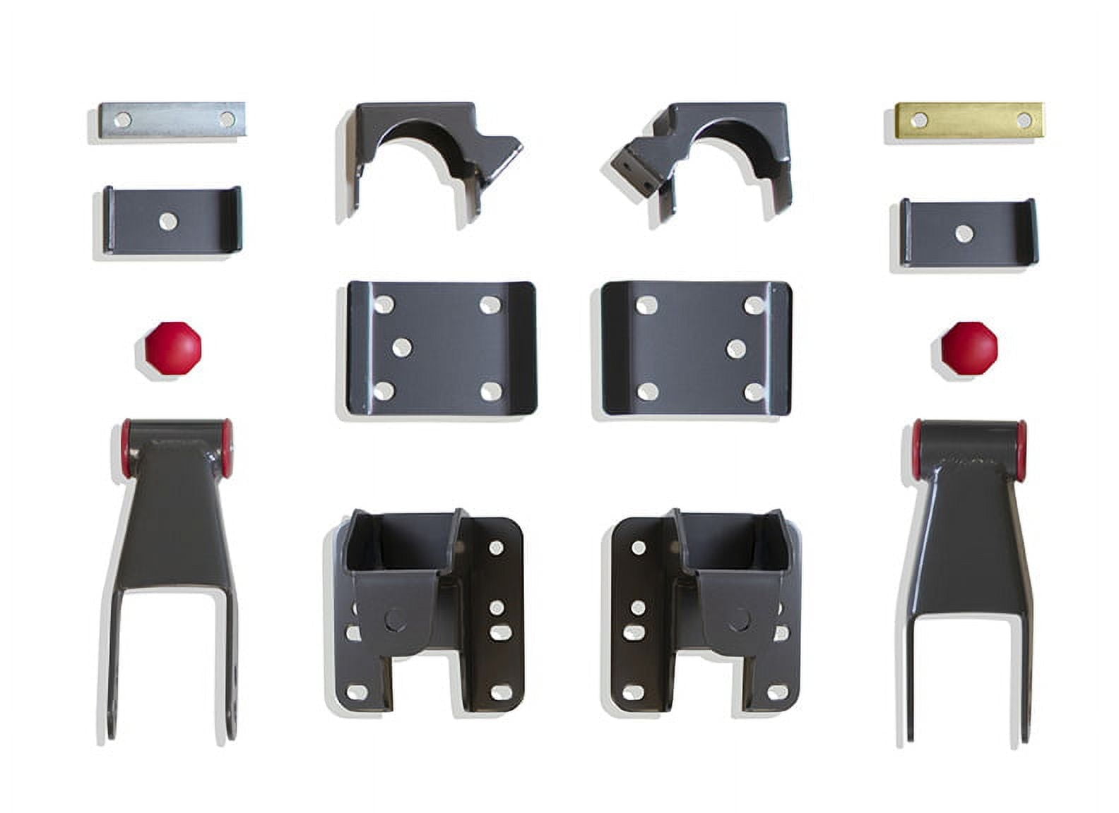 MaxTrac Suspension 2007-2018 Fits Chevrolet Silverado 1500 Fits GMC Sierra 1500 2WD 4WD 4" Height Rear Lowering Flip Kit 301340