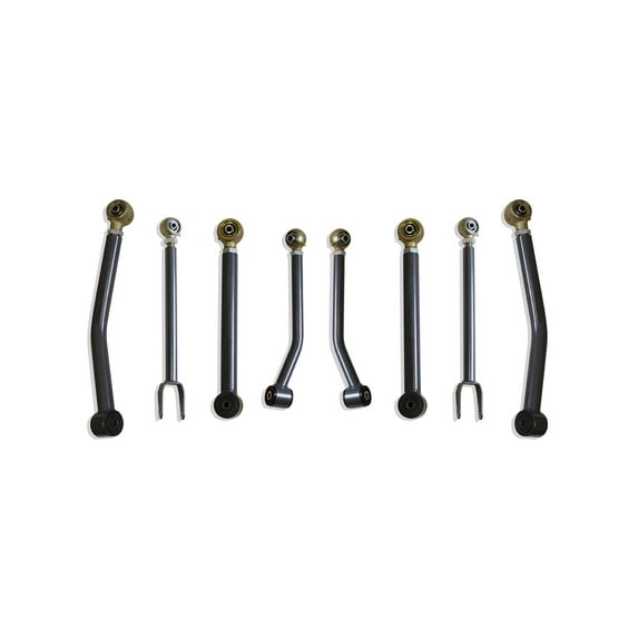 MaxTrac Suspension 2018-2022 Fits Jeep Wrangler JL 2dr 4dr 8Pcs Adjustable Control Arm Kit 859800-8