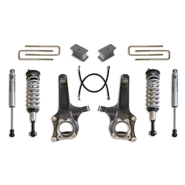 MaxTrac Suspension 2WD 6.5" Lift Kit Including Spindles Spacers Extended Brake Lines Blocks U