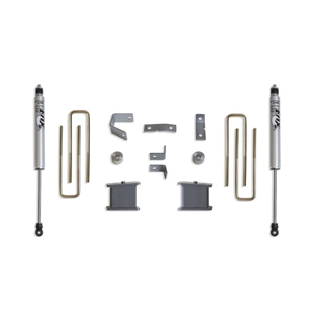 LIFT KIT-SUSPENSION COMPONENT 4 IN LIFT INCL. U BOLTS CARRIER BEARING FOX SHOCKS