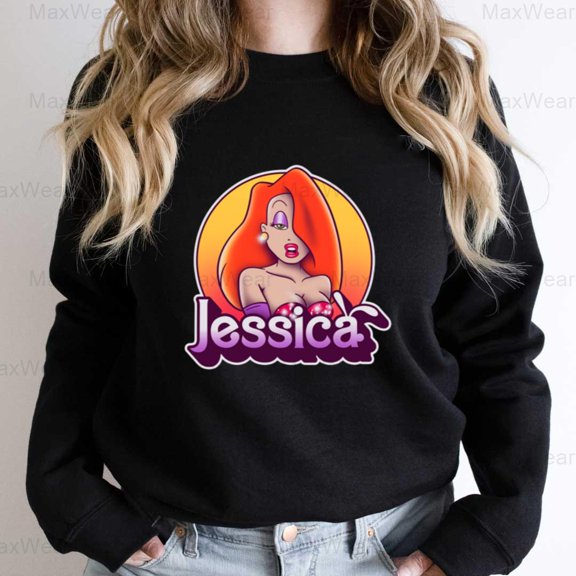 MaxWear81 Jessica, Who Framed Roger Rabbit Cartoon Femme Fatale Classic Animation Sweatshirt, for Unisex, up to size 5XL.