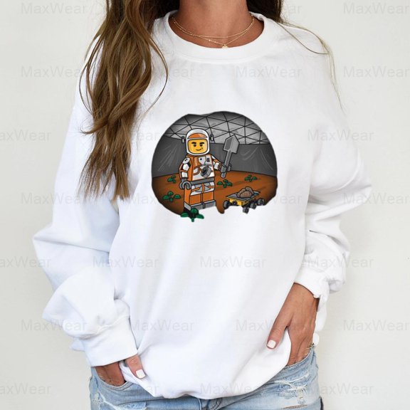 MaxWear83 World's Greatest Botanist, The Martian, Mark Watney, Sci-Fi, Survival, Plants Sweatshirt, for Unisex, up to size 5XL.