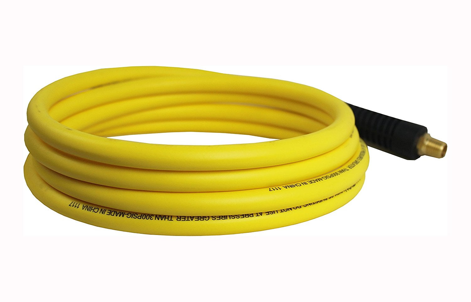Giraffe Hybrid Air Hose – 3/8" X 25 FT With 1/4" MNPT Fittings – 300 PSI, Flexible, Kink-Resistant Polymer