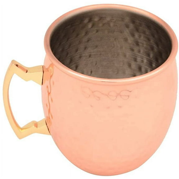 Maxam 18.6oz Hammered Moscow Mule Mug, 18.6 ounces, Copper