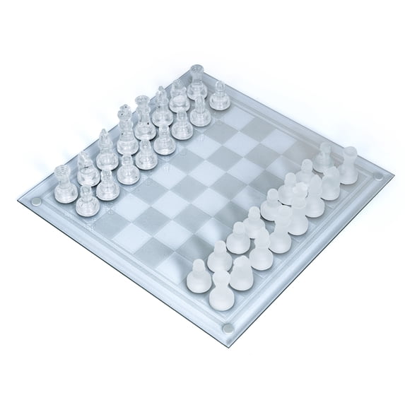 Maxam? 33Pc Glass Chess Set