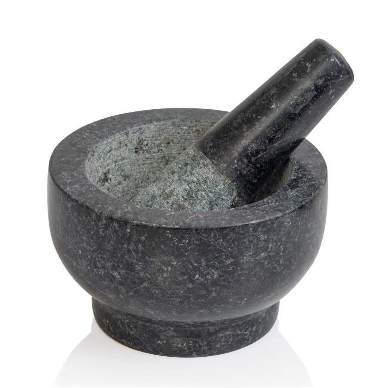 Maxam  5 in. Granite Mortar & Pestle