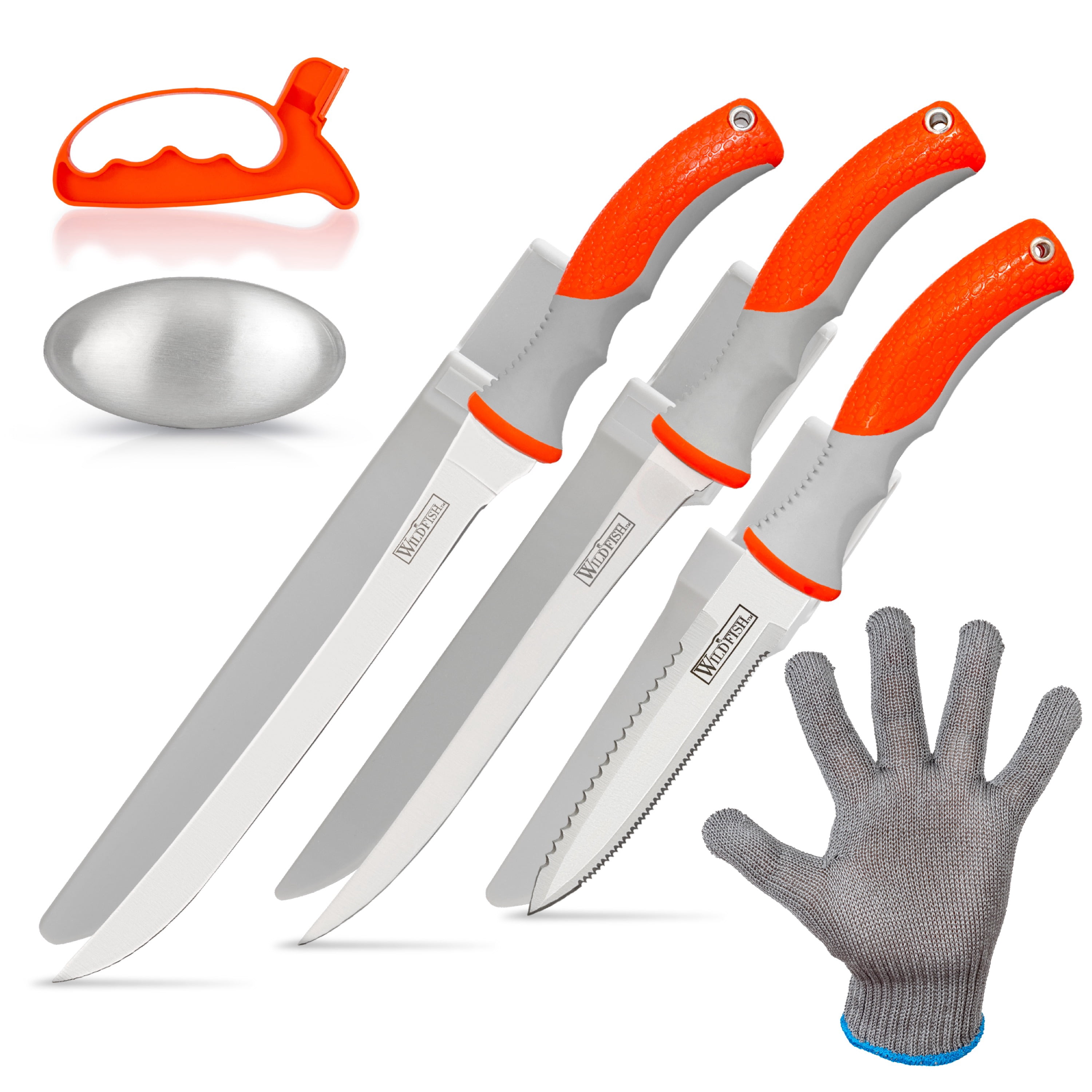 Fish Fillet Sets Maxam 6pc Fish Filet Set - Walmart.com