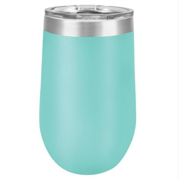 Maxam JDLTM806 16 oz Stainless Steel Polar Camel Stemless Tumblers, Teal