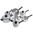 thumbnail image 1 of Maxam KT173 Stainless Steel Steam Control Cookware Set - 17 Piece, 1 of 8