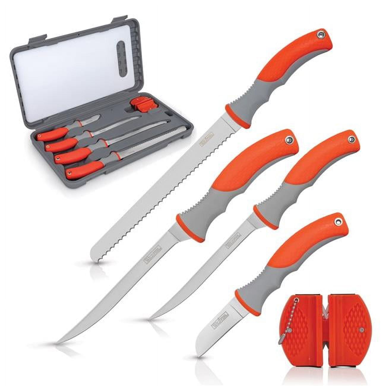 Maxam Wild Fish Fillet Knife Set, 7 Piece