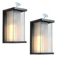 thumbnail image 1 of Montpelier Wall Sconce Dusk to Dawn Photocell, Outdoor Wall Lantern with Clear Glass Shade, 1 of 8