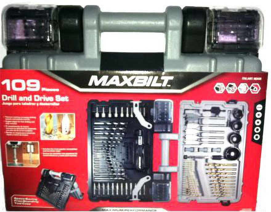 Maxbilt Drill and Drive Set 109 Pieces - Walmart.com