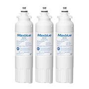 Maxblue ADQ73613401 Refrigerator Water Filter, Replacement for LG  LT800P , ADQ73613402, ADQ73613408, ADQ75795104, Kenmore 9490, LSXS26326S, LMXC23746S, WF-LT800P, 469490, LMXC23746D, Pack of 3