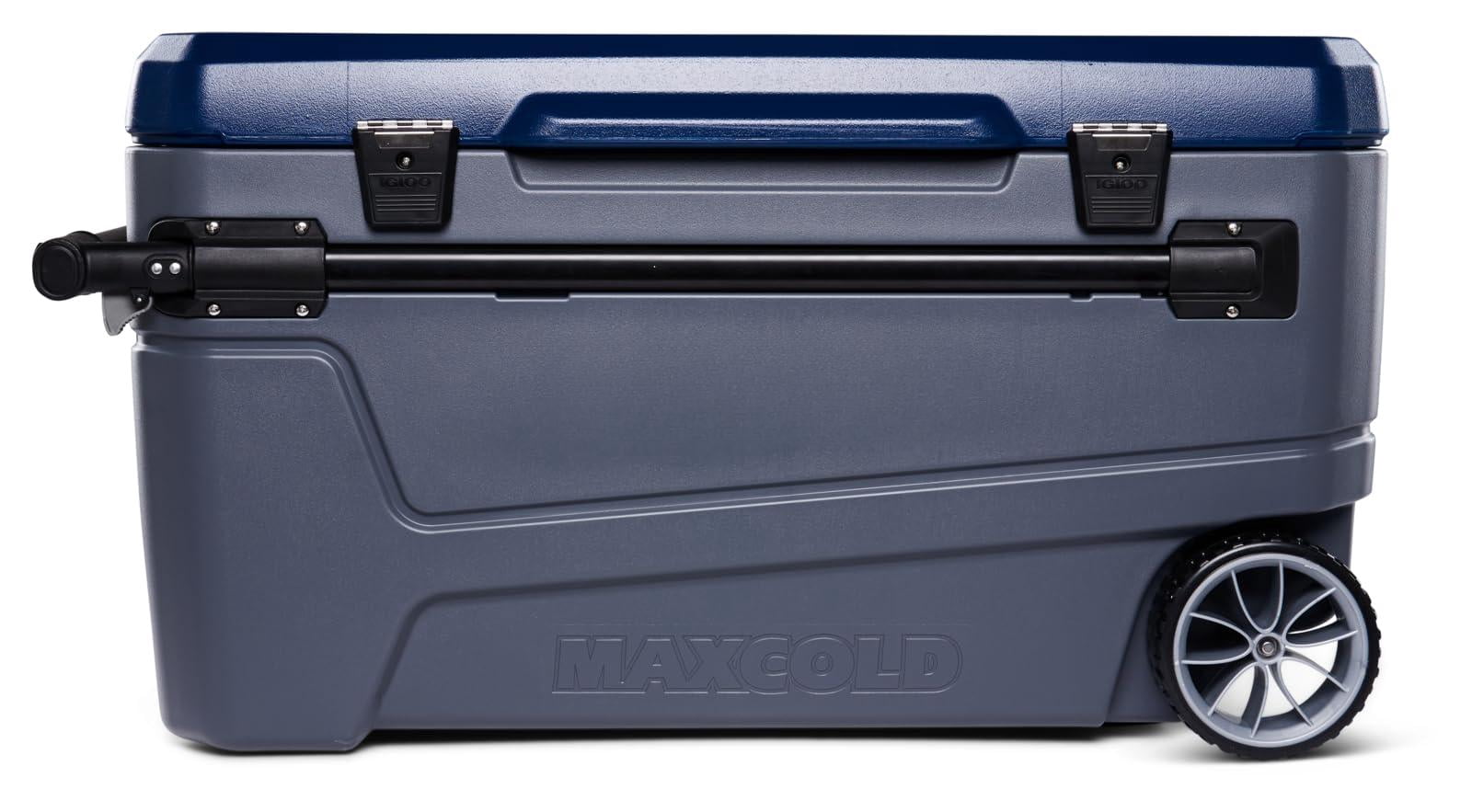 Maxcold Glide 110qt Wheeled Cooler | Insulated Hard Shell Ice Chest