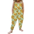 thumbnail image 1 of Maxcozy Baby Girl Jumpsuits Kids Strap Romper Jumpsuit Harem Pants with Pockets 1-6 Years, 1 of 8