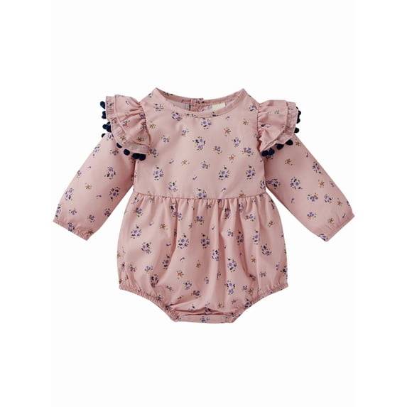 Maxcozy Baby Girl Ruffled Sleeveless Romper Bodysuit Jumpsuit Headband Set Summer Clothes Outfits