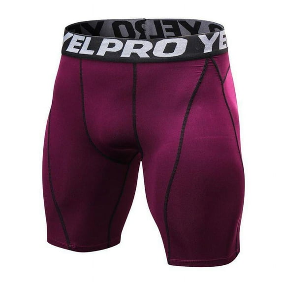 Maxcozy Men's Compression Shorts Quick-drying Elastic Tight Sport Short Pants