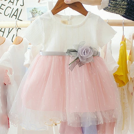 Maxcozy Toddler Baby Girl Kids Tulle Tutu Dress Birthday Prom Pageant Dress Outfits
