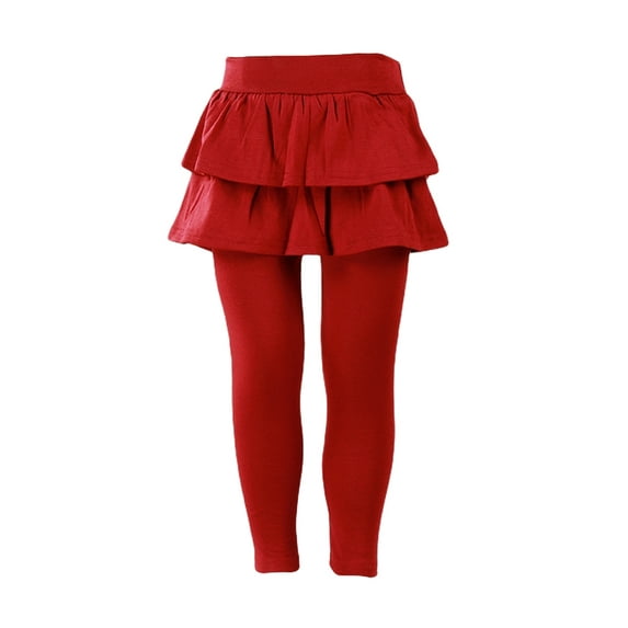 Maxcozy Toddler Child Girls Leggings with Skirt Warm Kids Leggings Tutu Pants 2-10 Years