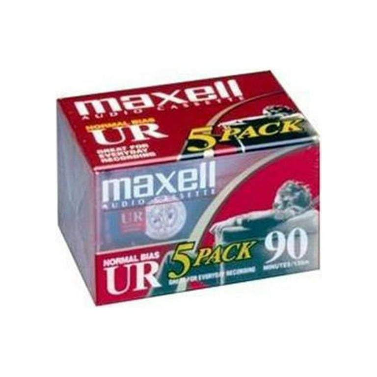 Maxell 108562 Maxell UR Type I Audio Cassette - 5 x 90Minute