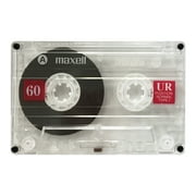 Maxell 109024 60 Minute Storage Capacity Normal Bias Type Flat Packs Cassettes, 2 Pack