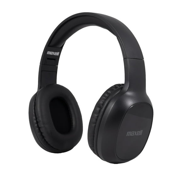 Maxell Bass13 Headset - Wireless - Bluetooth - Over-the-head - Circumaural - Black