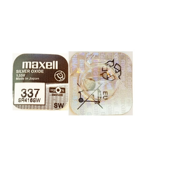Maxell 337 Silver Oxide batteries 1.55V SR416SW SR416 Watches Battery