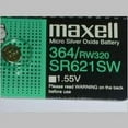 thumbnail image 1 of Maxell 364 - SR621 Silver Oxide Button Battery 1.55V - 5 Pack + 30% Off!, 1 of 1