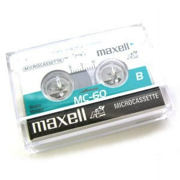 Maxell 60 minute Microcassette  Tape for dictation recording Tapes MC-60  MC60