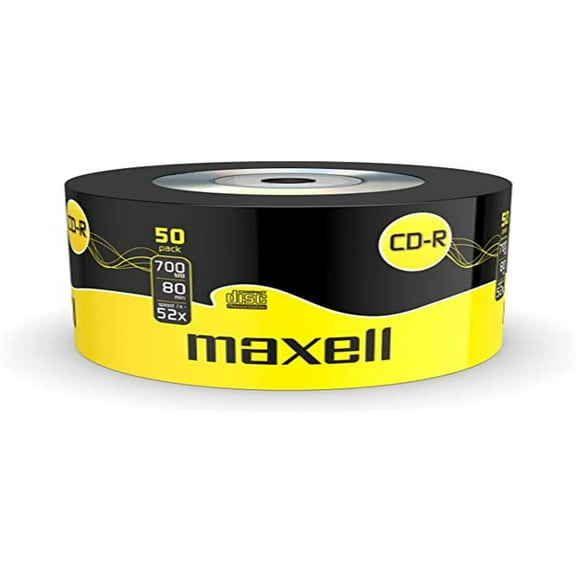 Maxell 624036 CD-R80XL - 50 x CD-R - 700 MB ( 80min ) 52x - storage media (50 Disk Pack - (CD)